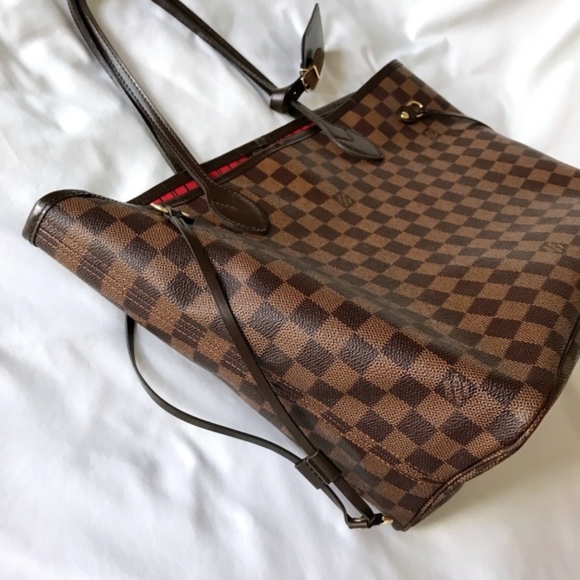 Authentic Louis Vuitton Neverfull MM Damier Ebene - Picture 4 of 7